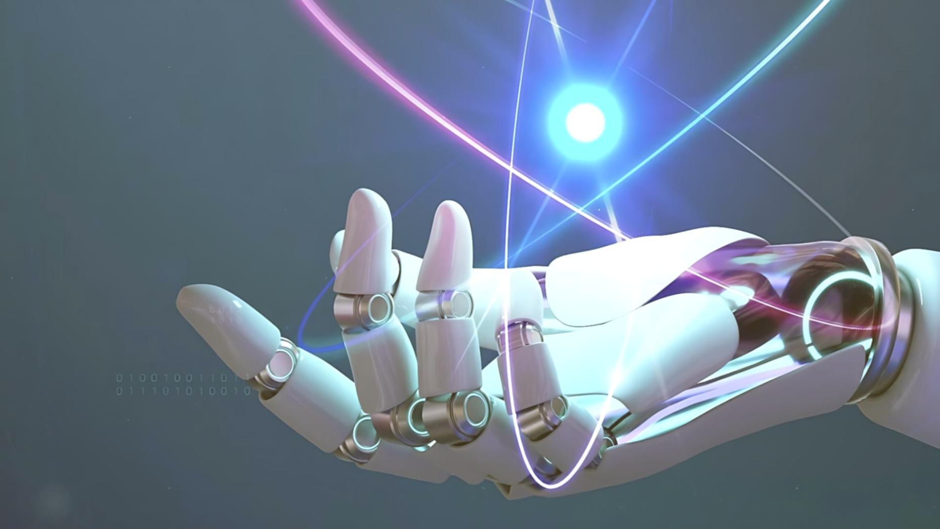 Student working on quantum computing project implementation